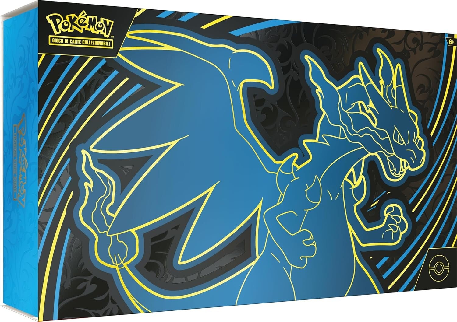 Pokémon: Collezione Ultra Premium Mega Charizard X-ex del GCC Pokémon (due carte promozionali olografiche, 18 buste di espansione e accessori premium)