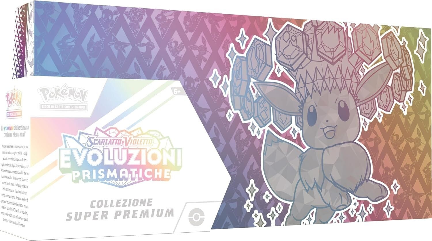 Collezione Super Premium Pokémon EVOLUZIONI PRISMATICHE UPC - Sealed ITA Ready