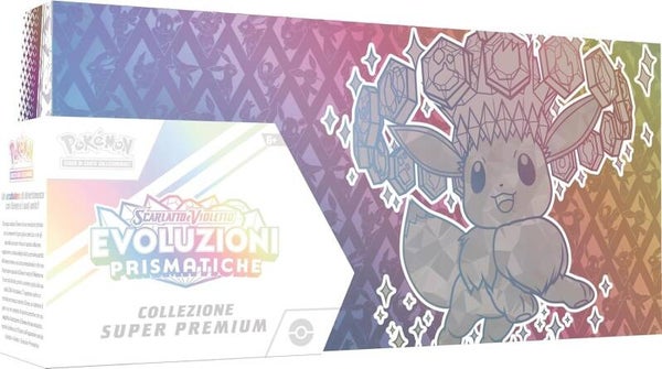 Collezione Super Premium Pokémon EVOLUZIONI PRISMATICHE UPC - Sealed ITA Ready