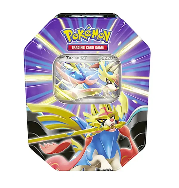 Pokemon Zacian ex - Tin da Collezione Leggende Sovrane (ITA)