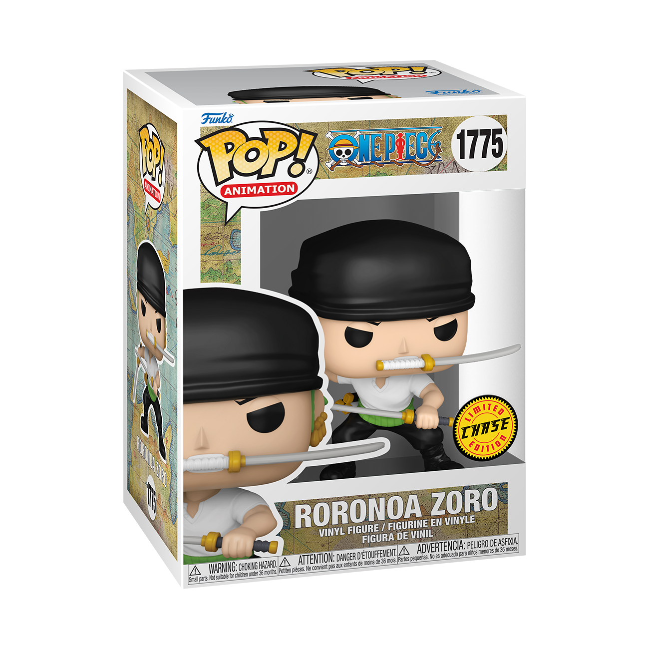 Funko POP! Animazione 1775 One Piece Roronoa Zoro CHASE Edizione Limitata