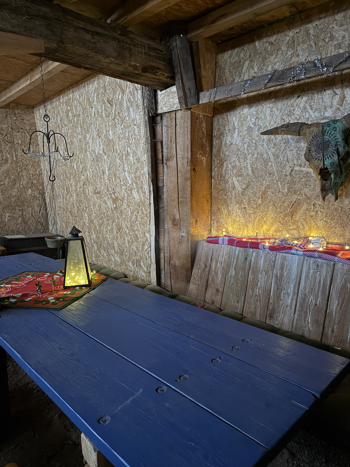Gemütliche Lodge für eine Weihnachtsfeier auf dem Philippshof in der Eifel