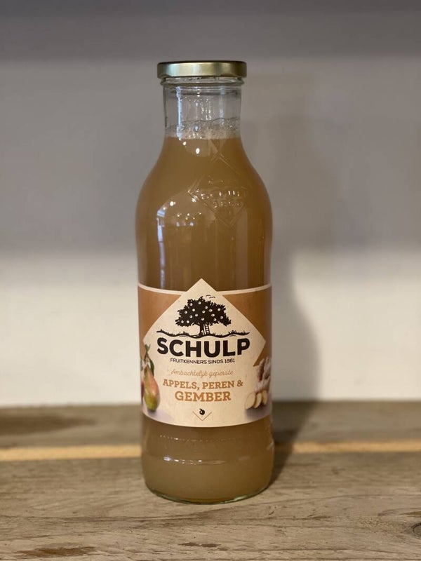 Appel-peer-gember sap (0,75L)