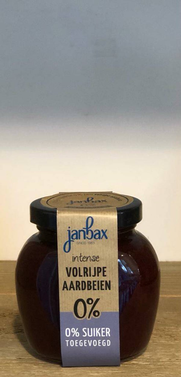 Aardbeien jam 0% suiker toegevoegd
