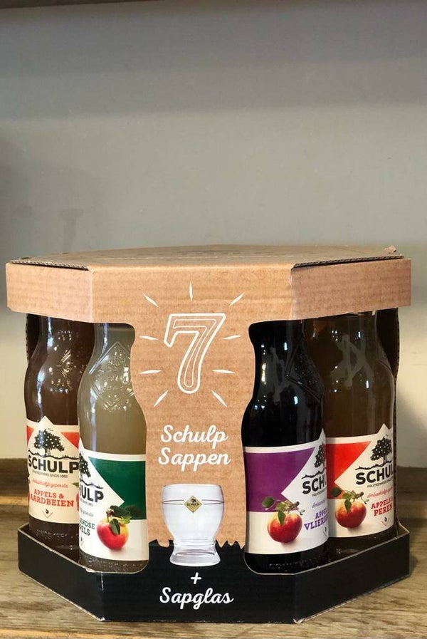 Cadeauverpakking 7 sapjes