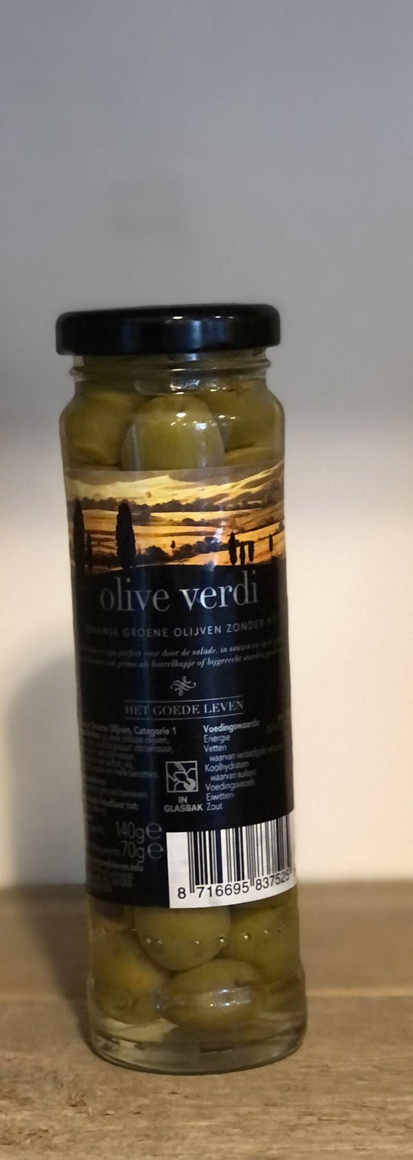 Olijven groen (zonder pit)