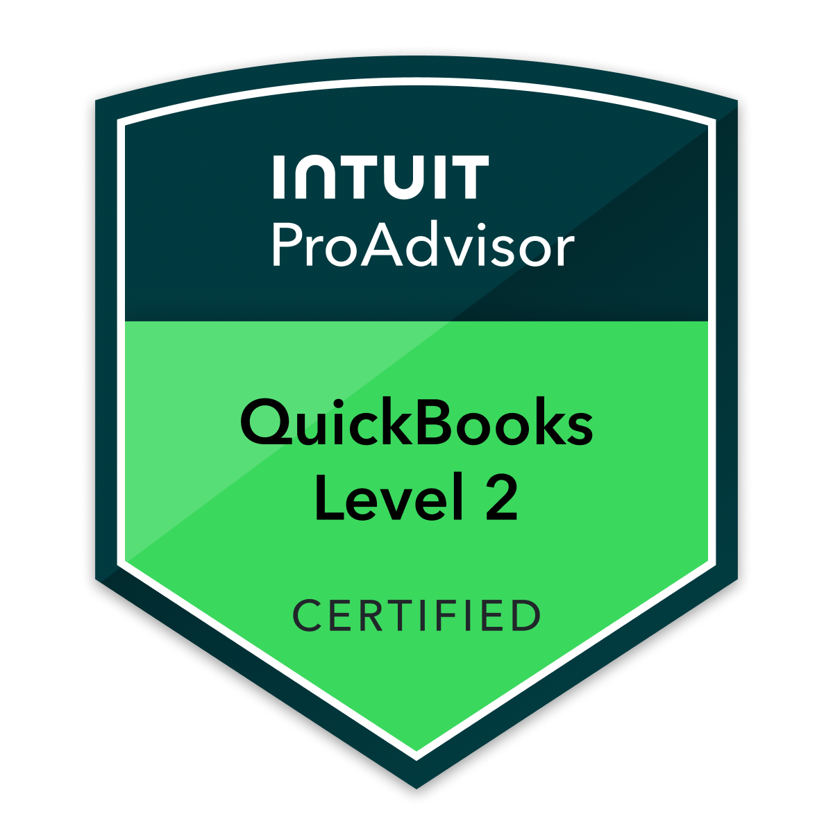 QuickBooks ProAdvisor Level 2 Certification Badge
