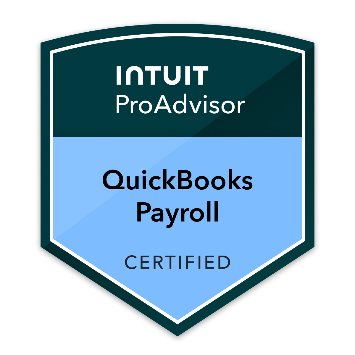 QuickBooks ProAdvisor  Payroll Certification Badge