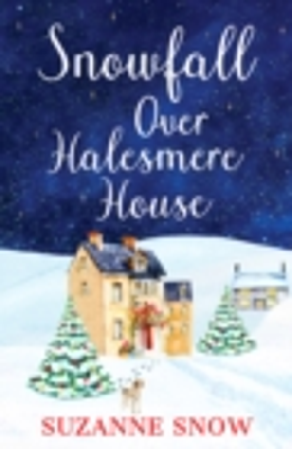 Snowfall over Halesmere House by Suzanne Snow