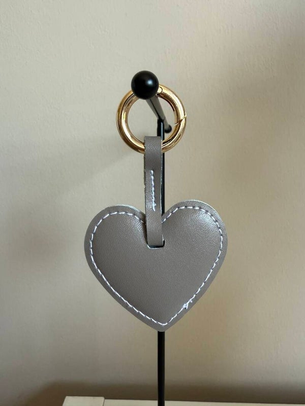 Sleutelhanger - Heart Taupe