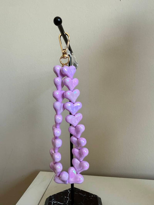 Telefoonkoord - Heart Purple