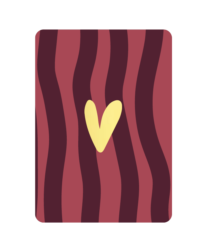 Wenskaarten - Hartje + Goudfolie