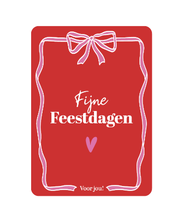 Wenskaarten - Fijne feestdagen voor jou!