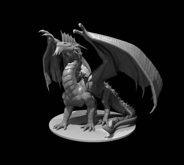 Dragons (Metallic Silver Ancient 5e)
