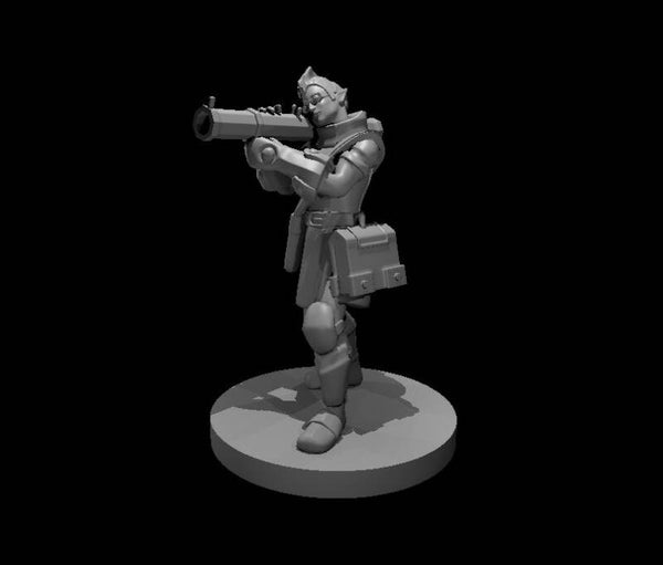 Elf Artificer with Shoulder Cannon