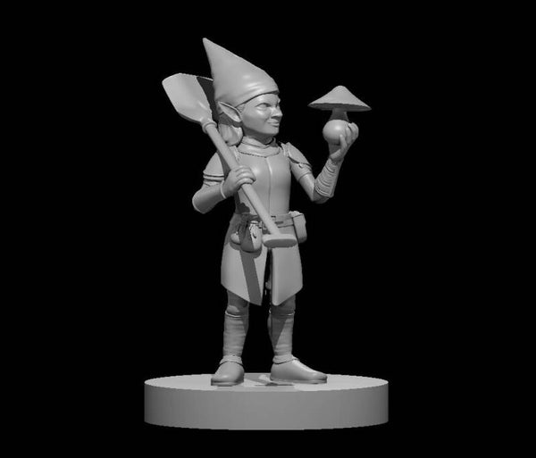 Gnome Female Grave Cleric