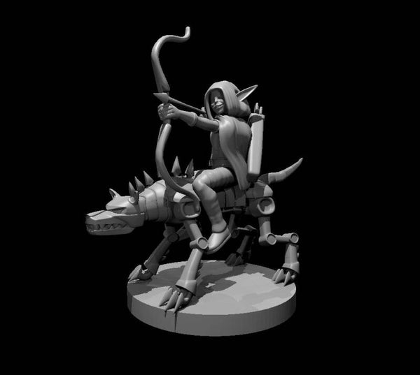 Goblin Female Rogue on Iron Defender