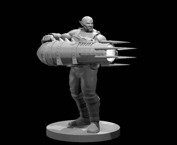 Half-Orc Male Artificer Cannoneer