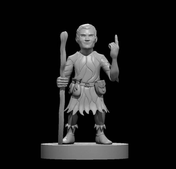 Halfling Male Druid