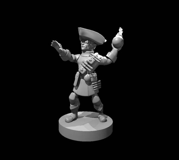 Halfling Male Artificer Pirate bomber