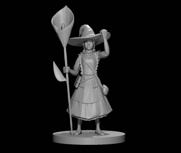 Human Female Flower Druid