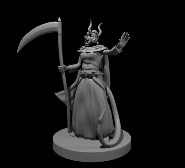 Tiefling Female Death Cleric