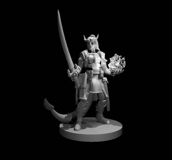 Tiefling Female Hexblade Warlock