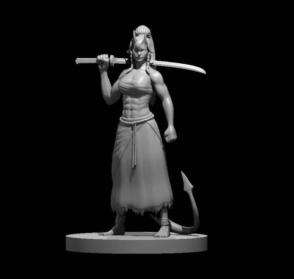 Tiefling Female Kensai Monk