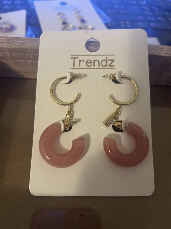 boucle d'oreille dorée pulpe