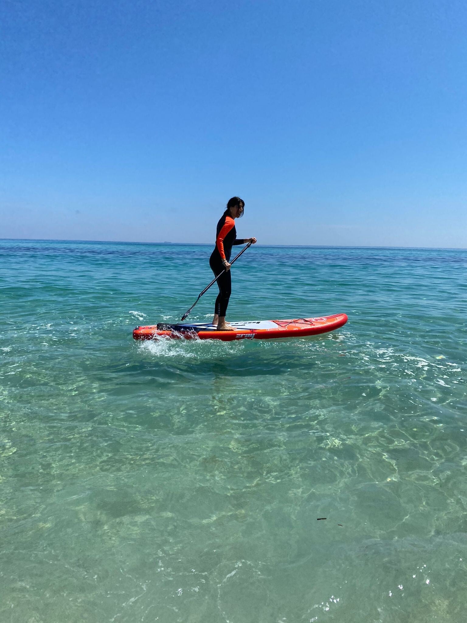 Uscita in sup nelle acque cristalline 