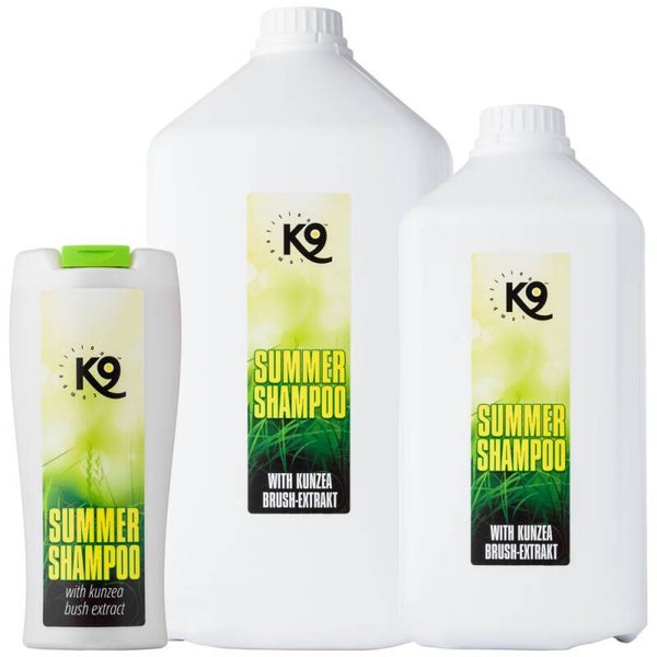 K9 Zomershampoo - shampoo die huidirritaties verzacht en insecten afstoot, voor honden en paarden