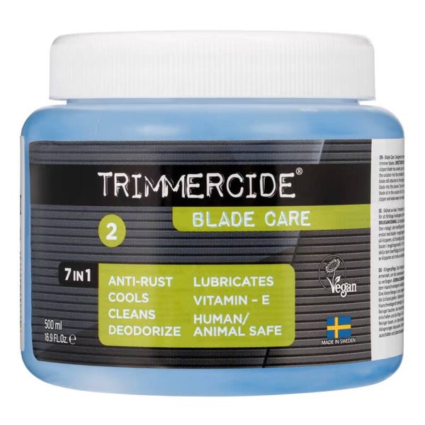 Trimmercide Blade Care 7in1 500ml - preparaat voor het reinigen en verzorgen van scheerkoppen