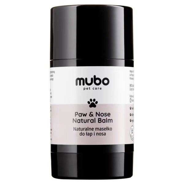 Mubo Paw & Nose Natural Balm Stick 25g - Natuurlijke boter voor de huid van hond en kat