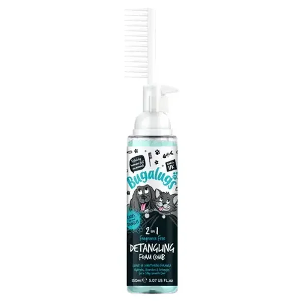 ** Bugalugs 2in1 Detangling Foam Comb Fragrance Free 150ml