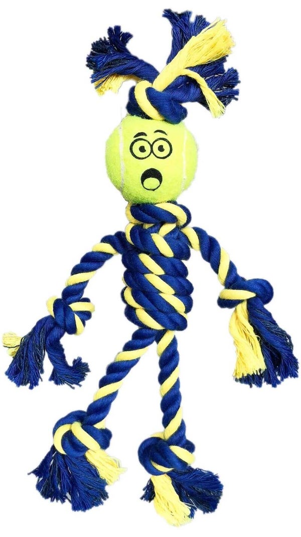 Petsport Twisted Chews Rasta Man with Tuff Ball