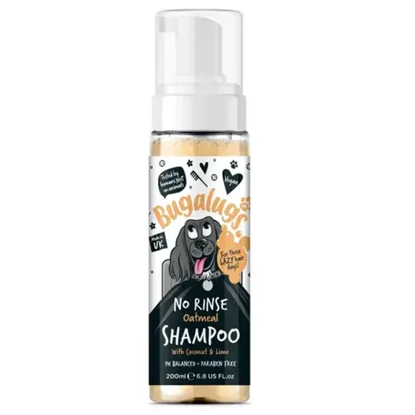 ** Bugalugs Oatmeal No Rinse Shampoo 200ml