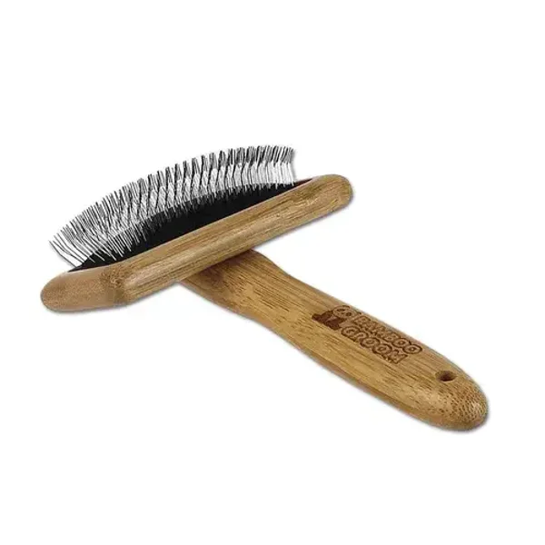 Bamboo Groom Slicker Brush Medium