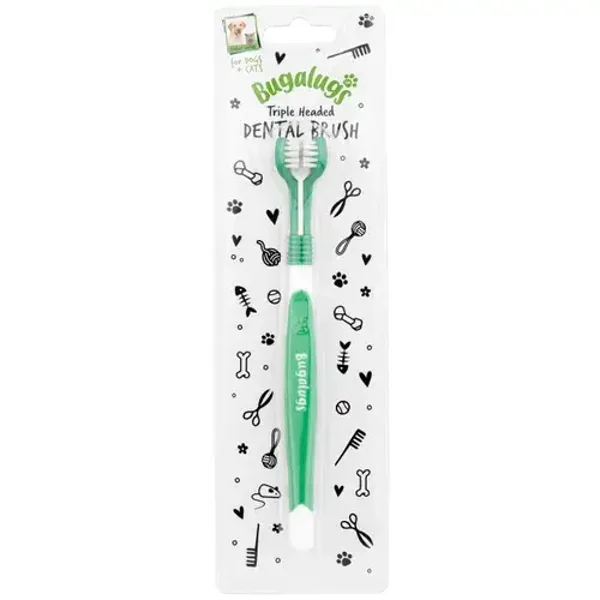 ** Bugalugs Triple Headed Dental Brush