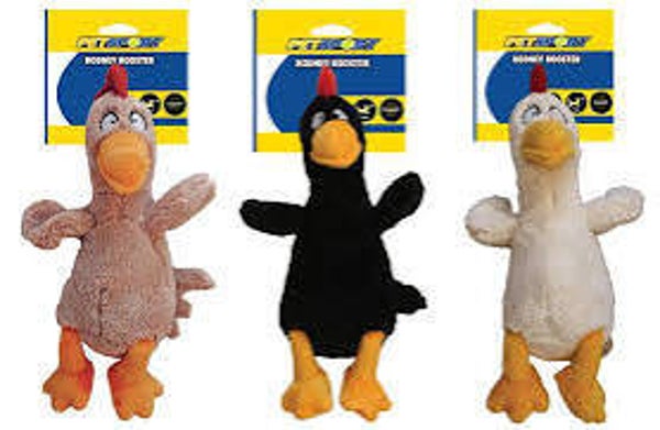 Petsport Rodney Rooster Black - kip met pieper