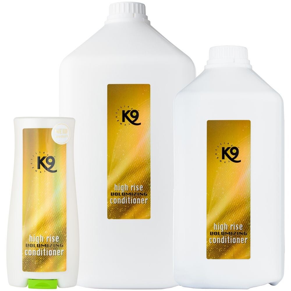 K9 High Rise Volumizing Conditioner - delicate conditioner die volume toevoegt, voor honden en katten, concentraat 1:10