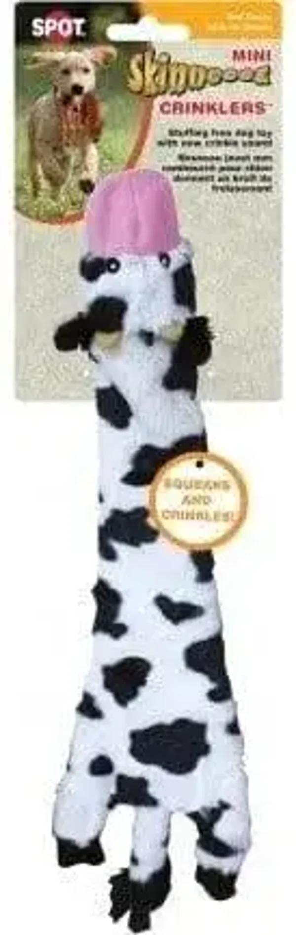 Skinneeez Koe met pieper en knisper (35cm)