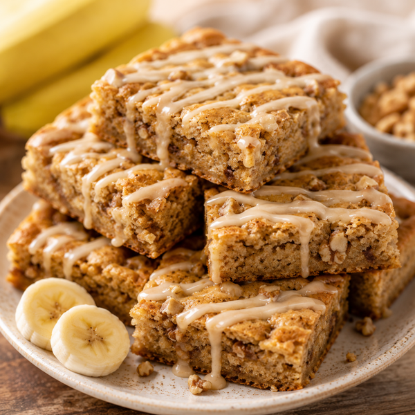 Banana Pancake Stack Bars
