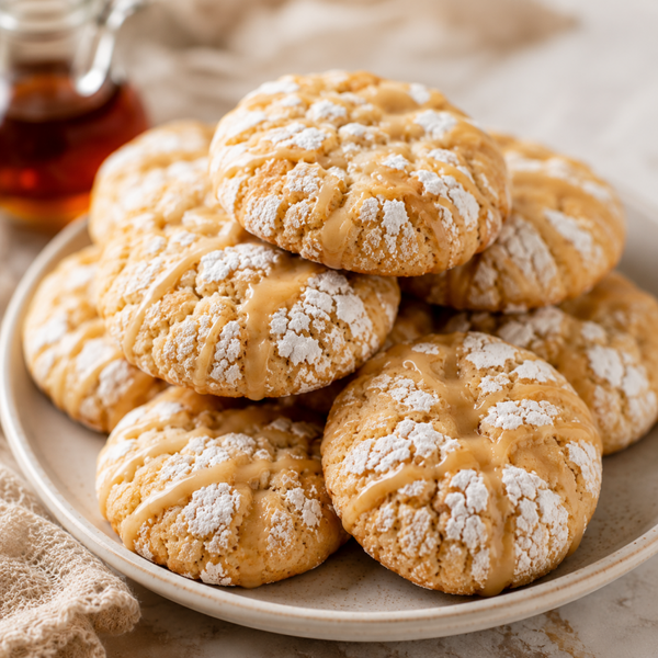 Banana Pancake Crinkle Cookies