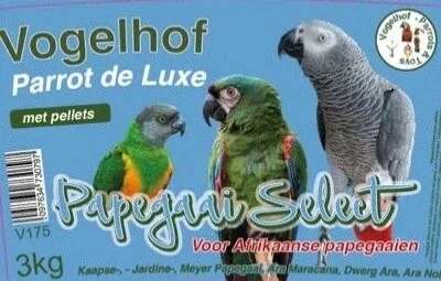 Papegaai select met pellets 3kg