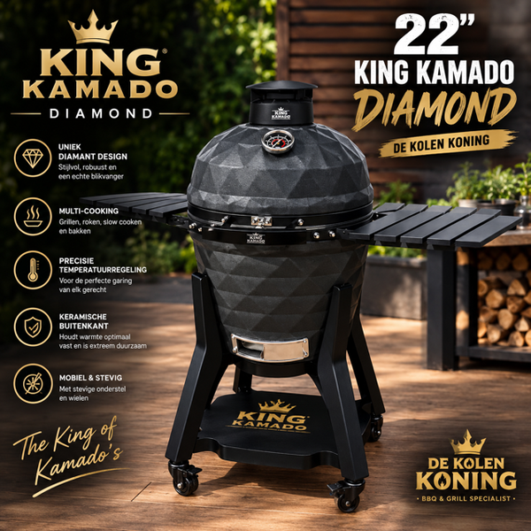 22" Diamond King Kamado