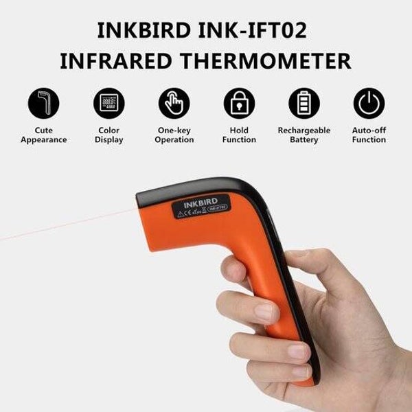Inkbird INK-IFT02 (Digitale Infrarood Thermometer)