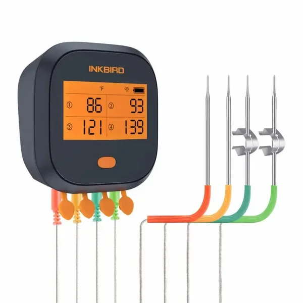 Inkbird IBBQ-4T (WiFi, LCD & Waterdicht)