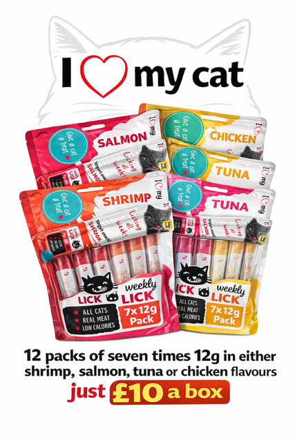 12 x I Love My Cat Yogurt Snacks