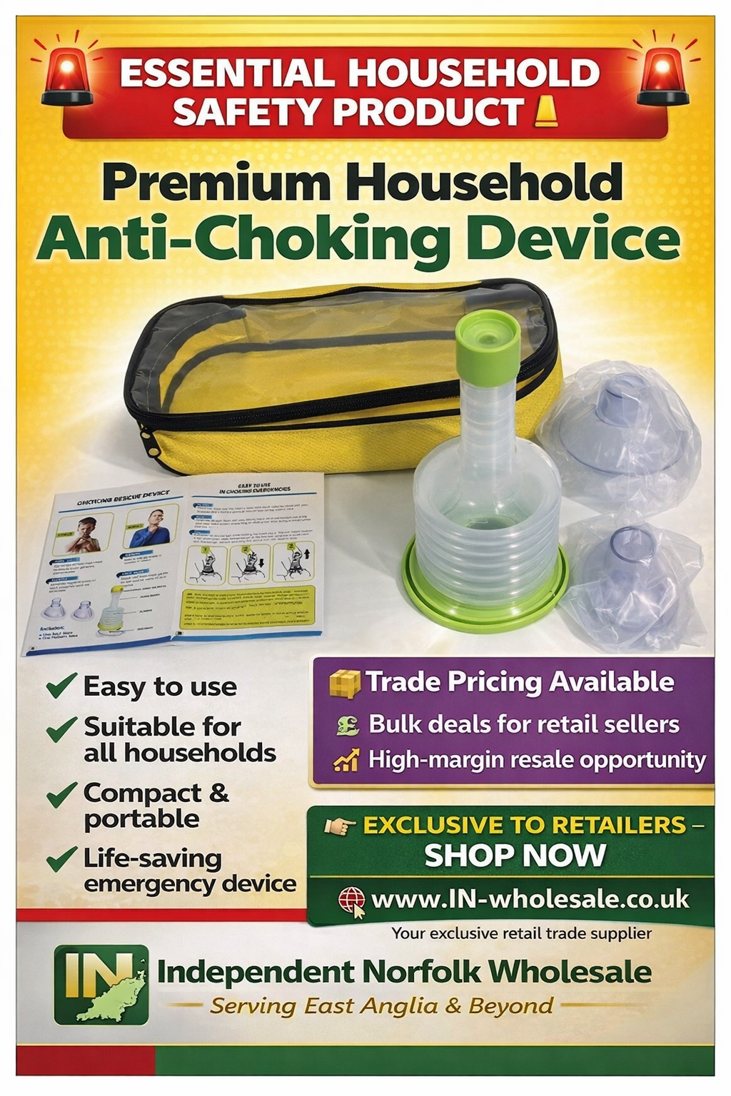 200 x Low Cost Anti-choking device