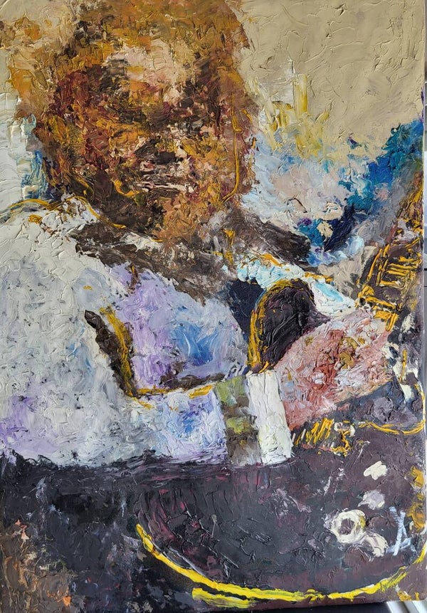 BB KING & LUCILLE - Huile 50 x70